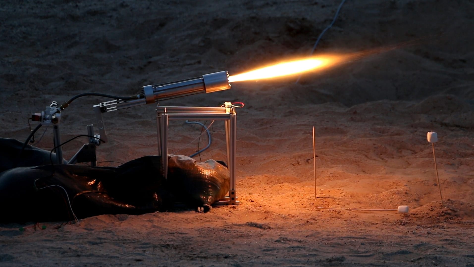 Dawn Runner Rocket Engine Firing
